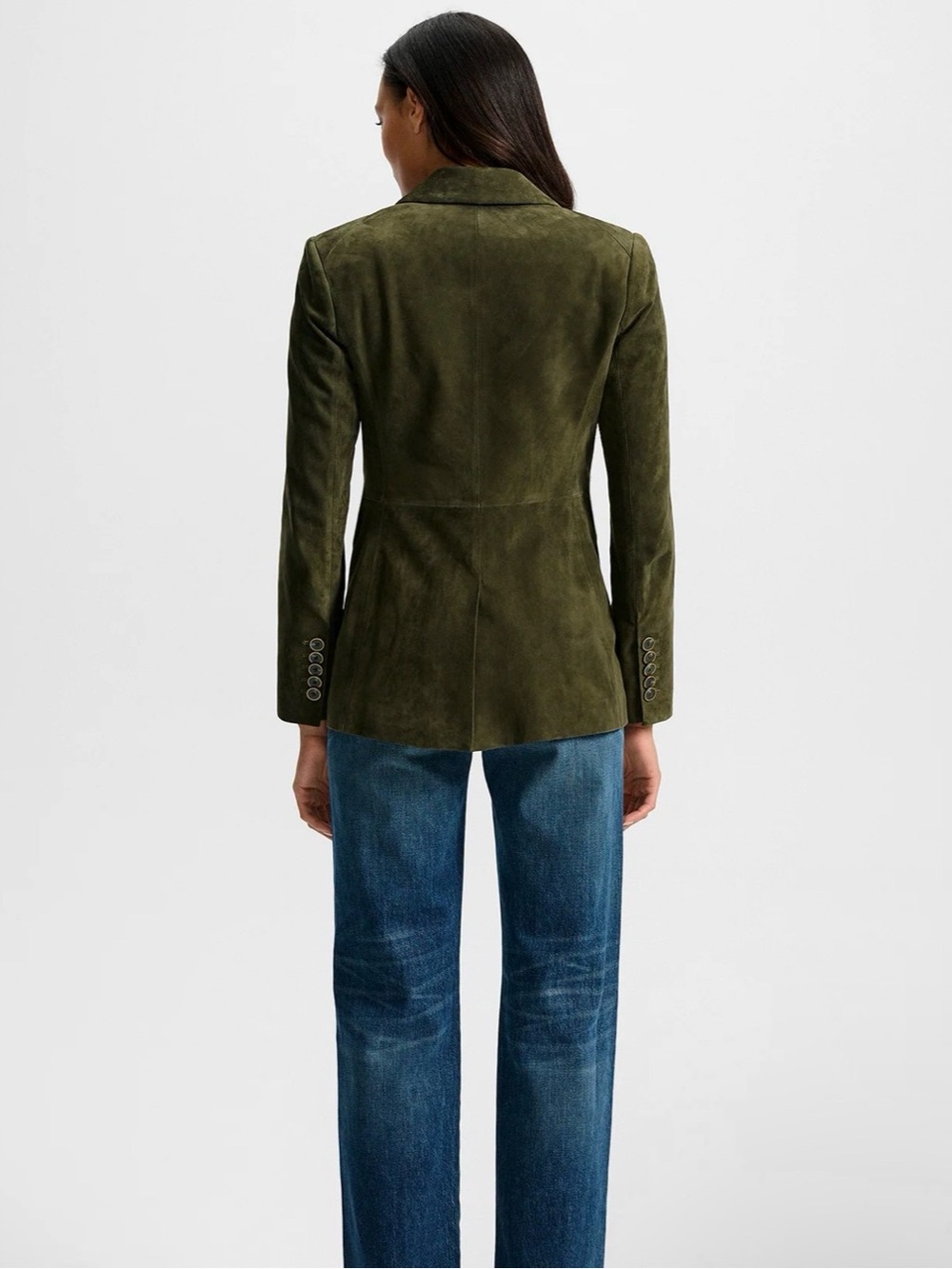 Veronica Beard Duane Suede Dickey Jacket - Picture 3 of 5